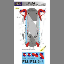 LF Models C4459 1/144 Douglas C-47A over Uruguay