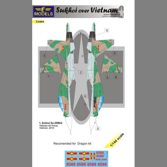 LF Models C4464 1/144 Sukhoi Su-37 over Vietnam
