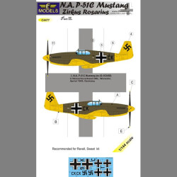 LF Models C4477 1/144 N.A. P-51C Mustang Zirkus Rosarius II. part