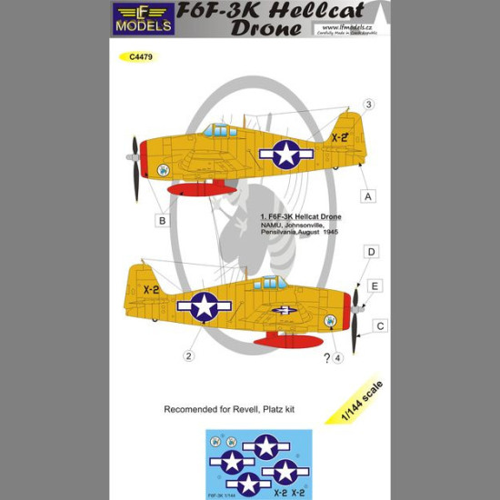 LF Models C4479 1/144 F6F-3K Hellcat Drone