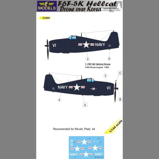 LF Models C4480 1/144 F6F-5K Hellcat Drone over Korea
