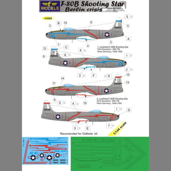 LF Models C4485 1/144 F-80B Shooting Star Berlin Crisis