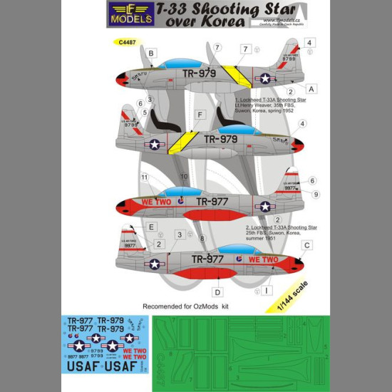 LF Models C4487 1/144 T-33 Shooting Star over Korea