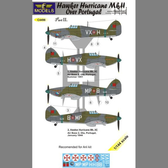 LF Models C4498 1/144 Hawker Hurricane Mk.II over Portugal Part II. LF Models C4498 1/144 Hawker Hurricane Mk.II over Portugal Part II.