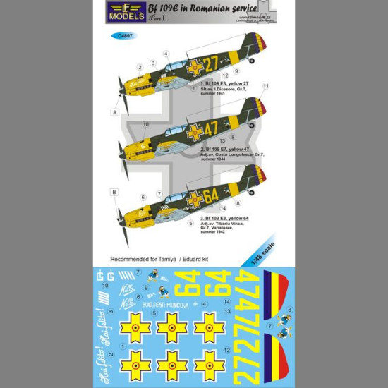 LF Models C4807 1/48 Bf 109E-3/E-7 Romania I.