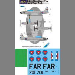 LF Models C48100 1/48 T-33 Shooting Star over Playa Chiron