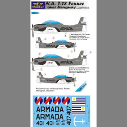 LF Models C48105 1/48 N.A. T-28 Fennec over Uruguay