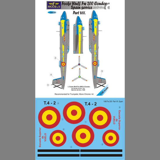 LF Models C48135 1/48 Focke Wulf Fw 200 Condor Spain service Part VII