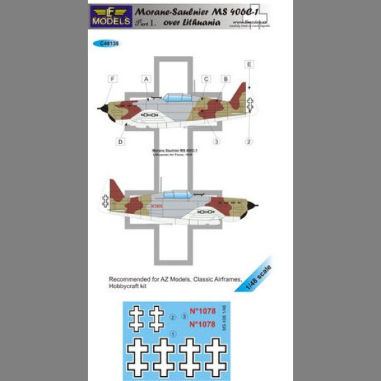 LF Models C48138 1/48 MS-406 over Lithuania