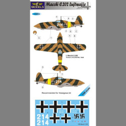 LF Models C4814 1/48 Macchi C. 202 Luftwaffe