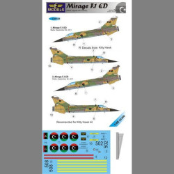 LF Models C48141 1/48 Mirage F.1 ED New Libyan AF