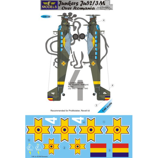 LF Models C48146 1/48 Junkers Ju 52/3M over Romania
