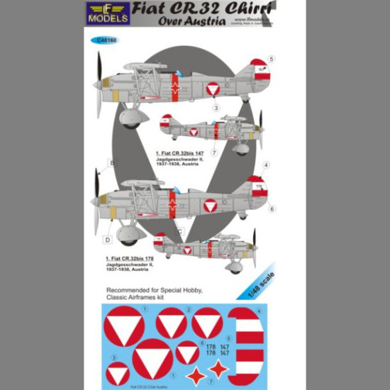 LF Models C48160 1/48 FIAT CR.32 over Austria LF Models C48160 1/48 FIAT CR.32 over Austria