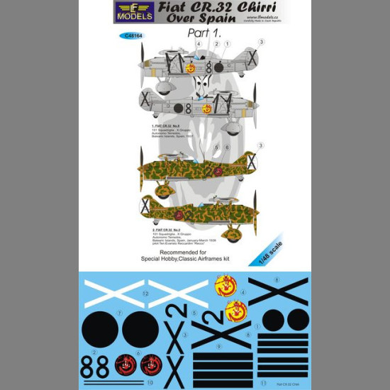 LF Models C48164 1/48 FIAT CR.32 Chirri over Spain part 1.