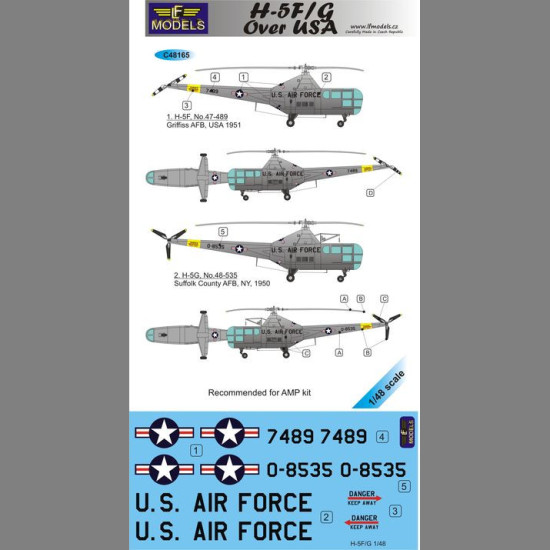 LF Models C48165 1/48 Sikorsky H-5F/G over USA