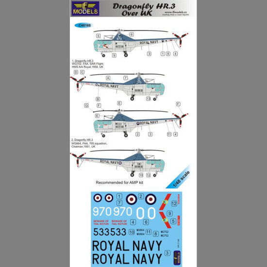LF Models C48168 1/48 Westland Sikorsky HR.3 over UK