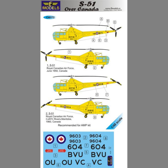 LF Models C48172 1/48 Sikorsky S-51 over Canada