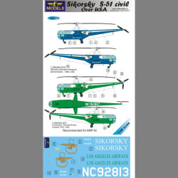 LF Models C48174 1/48 Sikorsky S-51 Civil users over USA