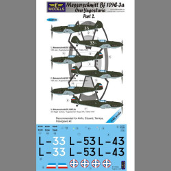 LF Models C48180 1/48 Messerschmitt Bf 109E-3a over Yugoslavia part 2