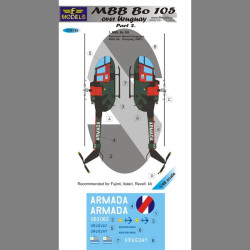 LF Models C48185 1/48 MBB Bo 105 over Uruquay part 2.