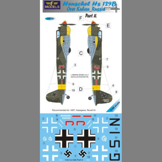 LF Models C48191 1/48 Henschel Hs 129B over Kuban Part 2