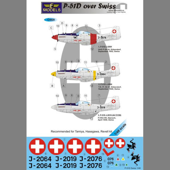 LF Models C4820 1/48 P-51D over Swiss