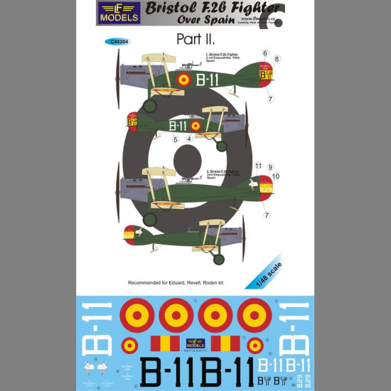 LF Models C48204 1/48 Bristol F.2b Fighter over Spain Part II.