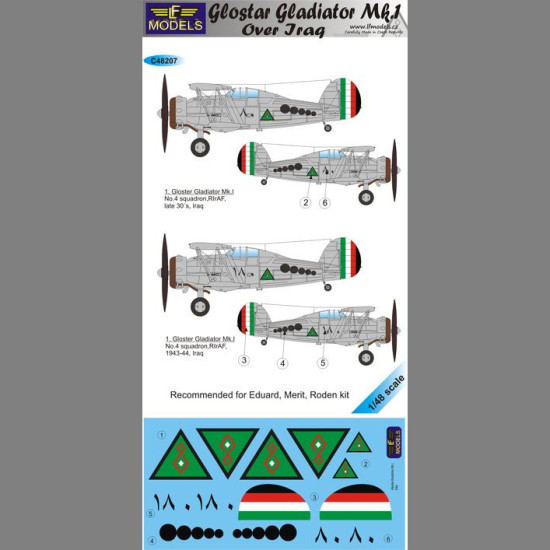 LF Models C48207 1/48 Gloster Gladiator Mk.I over Iraq