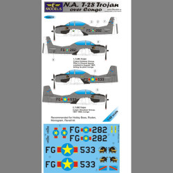 LF Models C48215 1/48 N.A. T-28 Trojan over Congo