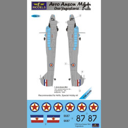 LF Models C48219 1/48 Avro Anson Mk.I. over Yugoslavia