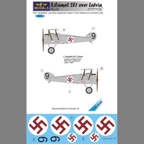 LF Models C4843 1/48 S. 2F.1 Camel over Latvia part II.