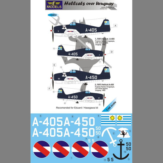LF Models C4852 1/48 Hellcat over Uruguay
