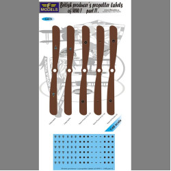 LF Models C4876 1/48 British WWI producer´s labels of propellers part II.