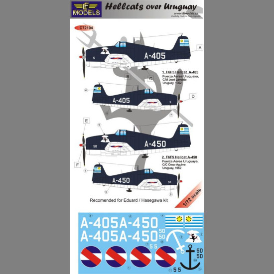LF Models C72104 1/72 Hellcat over Uruguay
