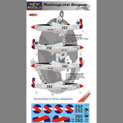 LF Models C72105 1/72 Mustangs over Uruguay