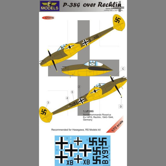 LF Models C72116 1/72 P-38G Lightning over Rechlin