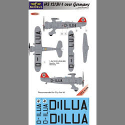 LF Models C72124 1/72 Henschel Hs 123V-1 over Germany