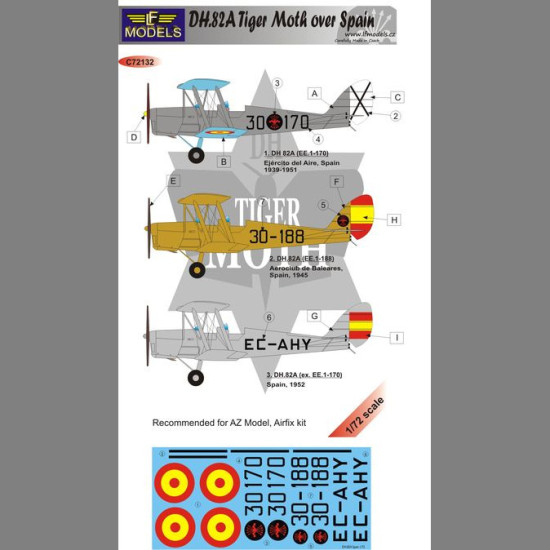 LF Models C72132 1/72 DH.82A Over Spain