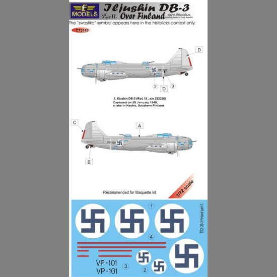 LF Models C72149 1/72 Iljushin DB-3 over Findland part II.