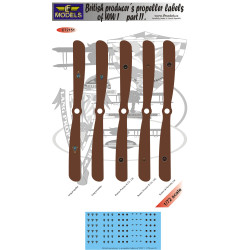 LF Models C72151 1/72 British WWI producer´s labels of propellers part II.