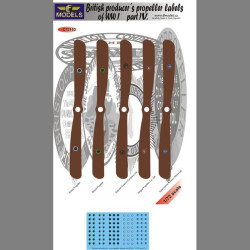 LF Models C72153 1/72 British WWI producer´s labels of propellers part IV.