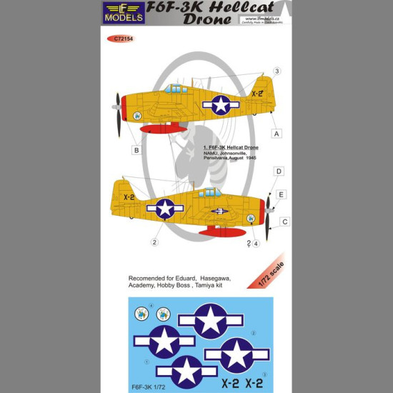 LF Models C72154 1/72 F6F-3K Hellcat Drone