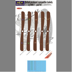 LF Models C72158 1/72 British WWI producer´s labels of propellers part V.