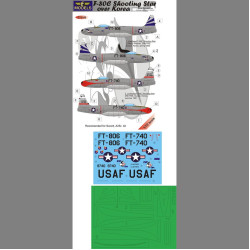 LF Models C72160 1/72 F-80C Shooting Star over Korea