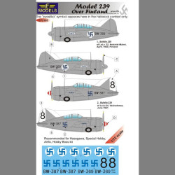 LF Models C72165 1/72 Brewster Model 239B over Finland