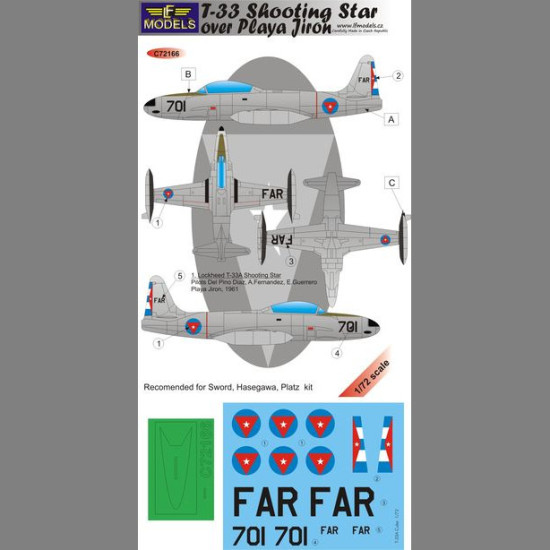LF Models C72166 1/72 T-33 Shooting Star over Playa Chiron