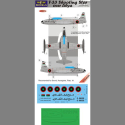 LF Models C72176 1/72 T-33 Shooting Star over Libya LF Models C72176 1/72 T-33 Shooting Star over Libya