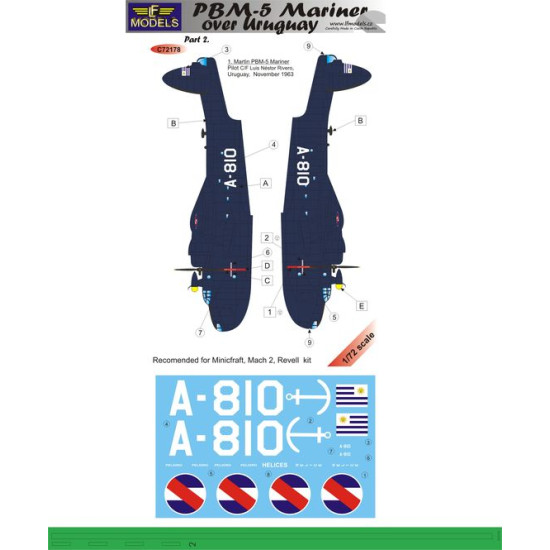 LF Models C72178 1/72 PBM-5 Mariner over Uruguay part II.