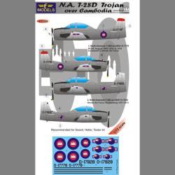 LF Models C72184 1/72 N.A. T-28D over Cambodia