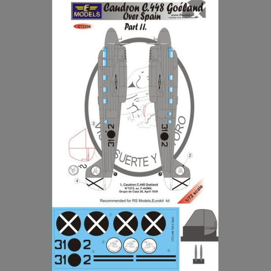 LF Models C72206 1/72 Caudron C.448 Goéland over Spain part II